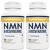 NAD+ Trans-Resveratrol Supplement 1100mg with Black Pepper Extract - Cellular Energy Booster (60 Count (Pack of 2)) view 1