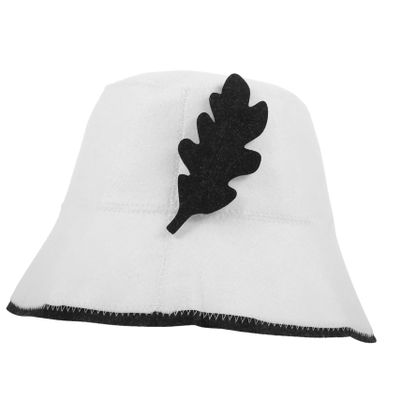 FOMIYES Stylish Felt Sauna Hat for Men and Women Water Absorbent Cap for Sauna and Bathing Comfortable Natural Felt Material for Hair and Curls