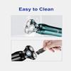 6 Pack Electric Razor Replacement Blades for Handsomeface Replacement Head Handsome Face Shaver, 2 Cleaning Brush view 4