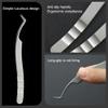 1Pcs Eyelash Extension Tweezers Volume Isolation Precise Lash Clips Nano Technology Eyelash Blossoming Grafting Tweezers (UKR-04 Straight tweezers) view 3