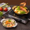 ,Saucepan Flat Bottom Stainless Steel Paella Frying Pans with Handles Saucepan Cooking Pot Kitchenware Cookware Kitchen Utensils Wok view 3