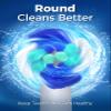 Rotating Electric Toothbrush for Adults with 8 Brush Heads (2 Types), 4 Modes Deep Clean Electric Toothbrush with Rechargeable Power and 2 Min Smart Timer Blue view 2