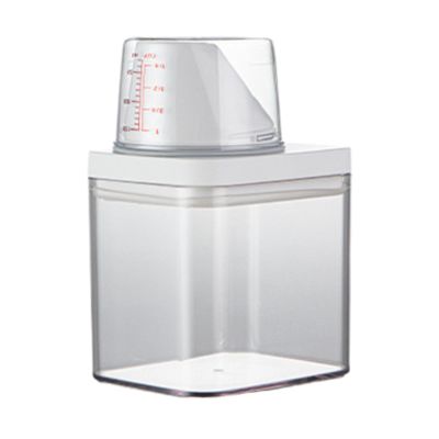 Liquid Laundry Detergent Holder Large Capacity Leak-Proof Measuring Cup Lid
