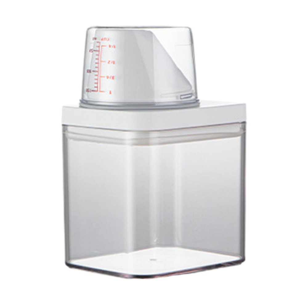 Liquid Laundry Detergent Holder Large Capacity Leak-Proof Measuring Cup Lid