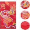 2024 Lunar Chinese New Year Red Envelopes 6pcs Spring Festival Hong Bao Red Pocket Cartoon Gold Raised Foil Dragon Lai See Lucky Money Envelopes view 4