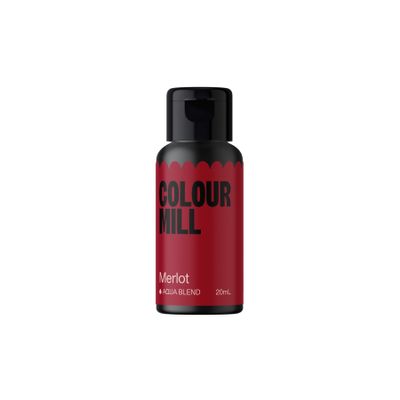 Merlot - Aqua Based Colouring 20ml - Colour Mill