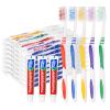 100 Pack Disposable Toothbrushes with Toothpaste Individually Wrapped, Travel Toothbrushes Bulk, 5 Colors, Travel Toothbrush Kit view 1