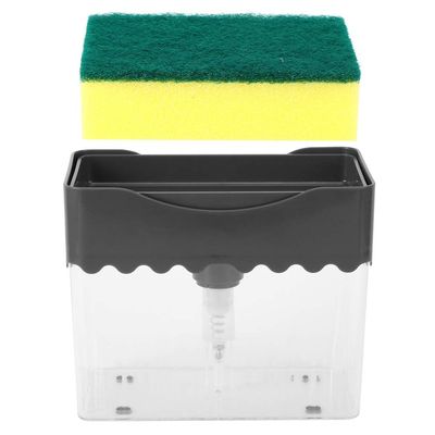 UPQRSG Detergent Dispenser, Washing Up Liquid Dispenser with Dishwasher Sponge Accessories, Automatic Detergent Dispenser, Sink Worktop Organiser