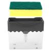 UPQRSG Detergent Dispenser, Washing Up Liquid Dispenser with Dishwasher Sponge Accessories, Automatic Detergent Dispenser, Sink Worktop Organiser view 1