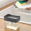 UPQRSG Detergent Dispenser, Washing Up Liquid Dispenser with Dishwasher Sponge Accessories, Automatic Detergent Dispenser, Sink Worktop Organiser view 4