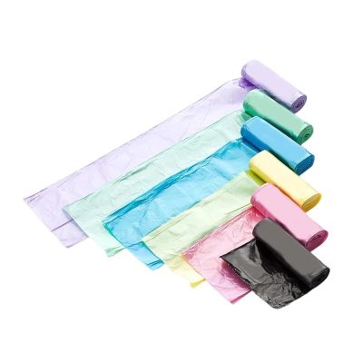 100pcs Garbage Bags Vest Style Storage Bag For Home Waste Trash Bags Cleaning Supplies (Color : A)