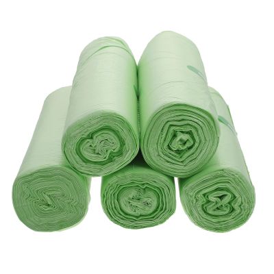 100 Pcs Biodegradable Garbage Bags Puke Disposable Rubbish Vomit Trash Cornstarch Psm Compost Office