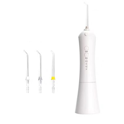 ARTSZY Teeth cleaner Electric Portable Water Flosser,USB Rechargeable Waterproof Teeth Cleaner for Home,with 3 Modes, 360 Rotatable Nozzle,230ml Removable Water Tank, Suitable for Business Trip