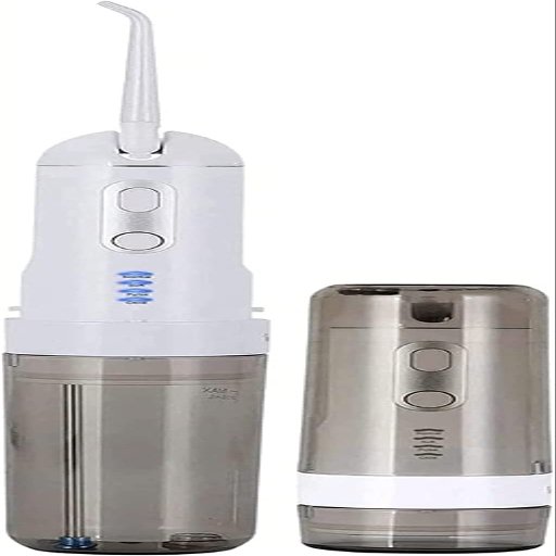 ARTSZY Teeth Cleaner Household Electric Teeth Cleaner,Portable Multifunction Waterproof Water Flosser Oral Irrigator,USB Charging,with 3 Cleaning Modes, 5 Jet Tips,for Home Travel and School