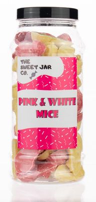 Pink and White Mice by The Sweet Jar Co.