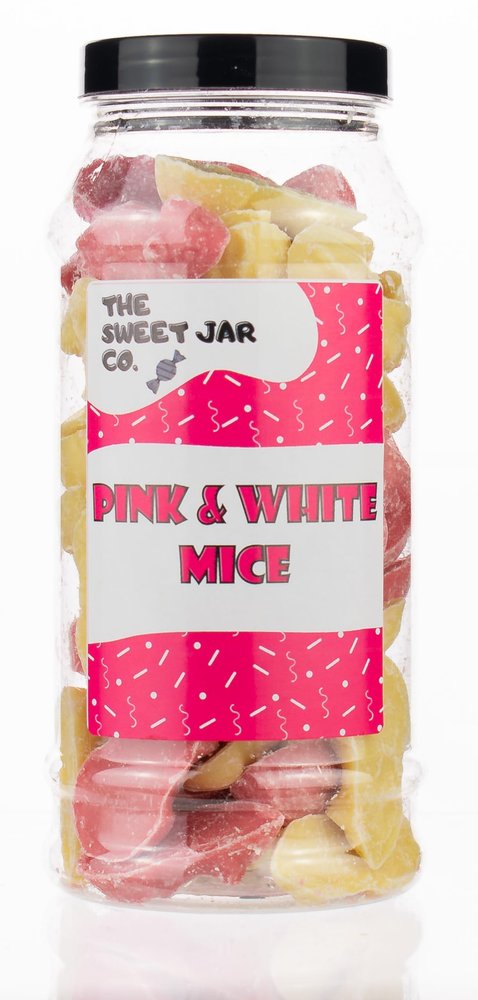 Pink and White Mice by The Sweet Jar Co.
