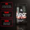XL Nutrition The Purge - Pre Workout 225g Powder Shake - High Caffeine Content - Helps with Energy, Focus and Blood Flow - No Crash - Potent Formula - Quick Absorbing (Green Apple) view 3
