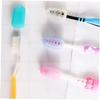 CIMAXIC 15pcs Toothbrush Covers Travel Toothbrush Head Caps Portable Caps Brush Head Protectors Accessory view 2