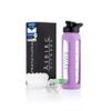 Asbirg Glass Protein Shaker Bottle 700ml  Leakproof & BPA-Free  Borosilicate Glass Gym Shaker with Spiral Mixing Ball for Smooth Protein Shakes, Smoothies, Meal Replacement & Fitness - Pastel Purple view 1