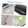 GOOHOCHY Lenses and Glasses Case Black Portable for Home Travel Kit Space Saving Glasses Case Mens view 2