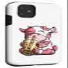 iPhone 11 Boba Cow Gift Bubble Tea Cute Anime Gift for Kids Case view 3