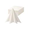 Mudhen 50 Counts Thick Cocktail Napkins, 55gms Linen-Like Disposable Beverage Bar Napkins,15.7" Absorbent Bulk Square Napkins for Wedding Cocktail Party Resturant Hotel (White) view 1