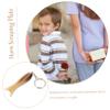 LALAFINA 3pcs Ergonomic Design Body Massager Smooth Gua Sha Tool Horn Scraping Board Pain Relief Keychain view 4