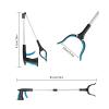 TRoki Blue Foldable Garbage Pick Up Tool: Extendable Gripper for Litter Collection view 3