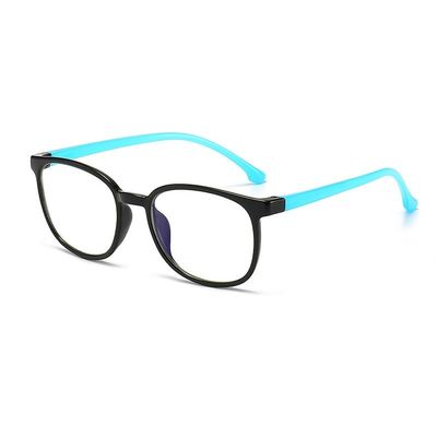PARWANA Sturdy Computer Readers Anti Eye Strain Reading Glasses Anti Blue Light Flat Light Mirror Eyeglasses for Women/Men (Color : Black, Size : +200)