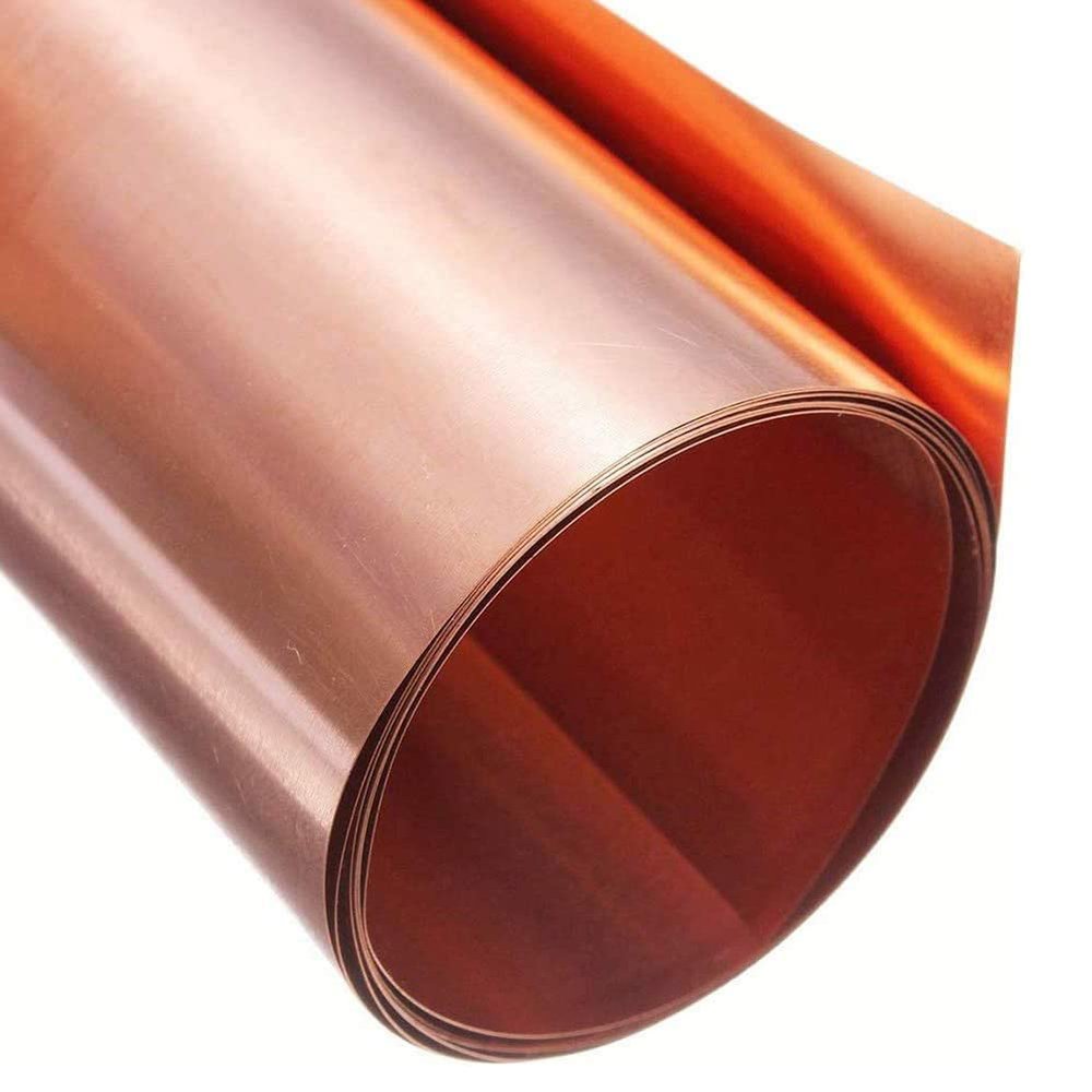 LSCAILIAO Copper Metal Sheet - Pure Cu Foil Roll for Laboratory, Length 2m,Thickness 0.6mm,width 30mm