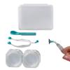 Contact Lens Remover - Contact Applicator Contact Removal Tool - Eye Contact Remover Tool Inserter/Remover, Portable Silicone Scoop and Contact Tweezers for Travel Home Use Puzzlegame view 1