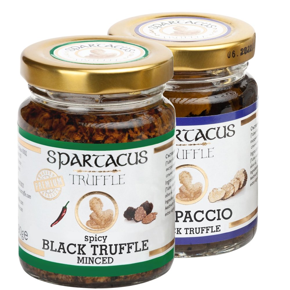 Spartacus Bundle Set with Spicy Black Minced Meat and Carpaccio Truffle | Treat yourself to culinary excellence
