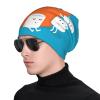 Cute Marshmallow Hot Chocolate Warm and Breathable Men's and Women's Universal Versatile Brimless Hat, for Daily Home and Outdoor Activities Clothing Accessories view 4
