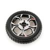 12 Inch Wheel Inflated Tire Tube With Clutch System 17mm Shaft Hole Diameter For Wheelchair Bicycle Scooter (Solid wheel) view 3