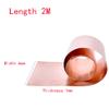 LSCAILIAO Copper Metal Sheet - Pure Cu Foil Roll for Design and Production, Length 2m,Thickness 1mm,width 6mm view 2