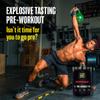 Time 4 Pre Workout Professional High Strength Vegan Pre Workout Powder for Men & Women Energy Drink Zero Sugar with L Citrulline Malate, Beta Alanine, L-Tyrosine, Alpha GPC, Theacrine (Raspberryade) view 3