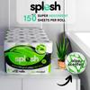 Splesh by Cusheen Toilet Roll 120 Rolls - Aloe Vera Scent Bulk Family Pack | Soft 3 Ply Quilted Bathroom Tissue Loo Rolls | Eco-Friendly, Sustainable Toilet Paper view 3