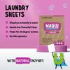 WABLU 72 Laundry Sheet MULTIPACK | Lighly fragranced | Effective washing detergent sheets for your clothes | Swap from capsules, pords, liquids and powder detergent | 72 wash loads view 2