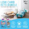SRSLY Low Carb Keto Bread Bundle x4 | 0.7G Carbs 43 Kcals | Freshly Baked Light & Fluffy | Sugarwise Certified Low Calorie High Protein High Fibre Bread view 3
