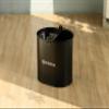 simpa 14L 14 Litre Stylish Metal Mop Buckets with Matt Black Colour Finish. view 3