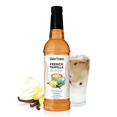 Jordan's Skinny Syrups | 0 Calories | 0 Sugar | 0 Carbs | French Vanilla Syrups 750mL