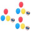 JECOMPRIS 9pcs Hand Grip Ball for Stress Relief Finger Exercise Strengthening Hand Therapy Squeeze Resistance for Office and Home Use view 1