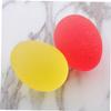 JECOMPRIS 9pcs Hand Grip Ball for Stress Relief Finger Exercise Strengthening Hand Therapy Squeeze Resistance for Office and Home Use view 2