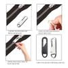 14 Pcs Spare Zipper Pull Replacement - Detachable Metal Zipper Pull for Suitcase, Backpacks, Clothes, Jeans, Boots view 4