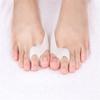 SquarezhenBo 2Pcs White Hallux Valgus Gel Foot Care Tool, Hallux Valgus Corrector, Straighten Fingers, Foot care view 1