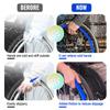 22/24inch Silicone Wheelchair Push Rim Covers, Non-slip Wear-resistant Hand Push Cover, Wheelchair Handrim Covers, Wheelchair Rear Wheel Cover for Improve Grip and Traction,Orange-24inch view 4