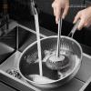 Pan Scouring Brush - Rustproof Pan Cleaning Brush with Comfortable Grip,Uitility Gadgets for Non-Stick Pans, Iron Pots, Bowl, Dishwashing Sink Cenmoo view 2