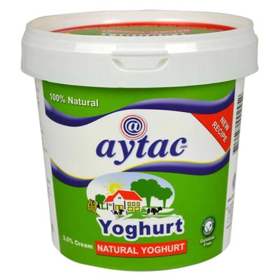 Aytac Natural Yoghurt%3.5 Fat 1000 Gr