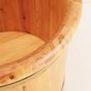 PACUM Foot Barrel,Massage Wood Bath Bucket,Handmade,footbaths Smooth Surface,Bathroom Accessories Present vision view 2
