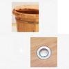 PACUM Foot Barrel,Massage Wood Bath Bucket,Handmade,footbaths Smooth Surface,Bathroom Accessories Present vision view 3